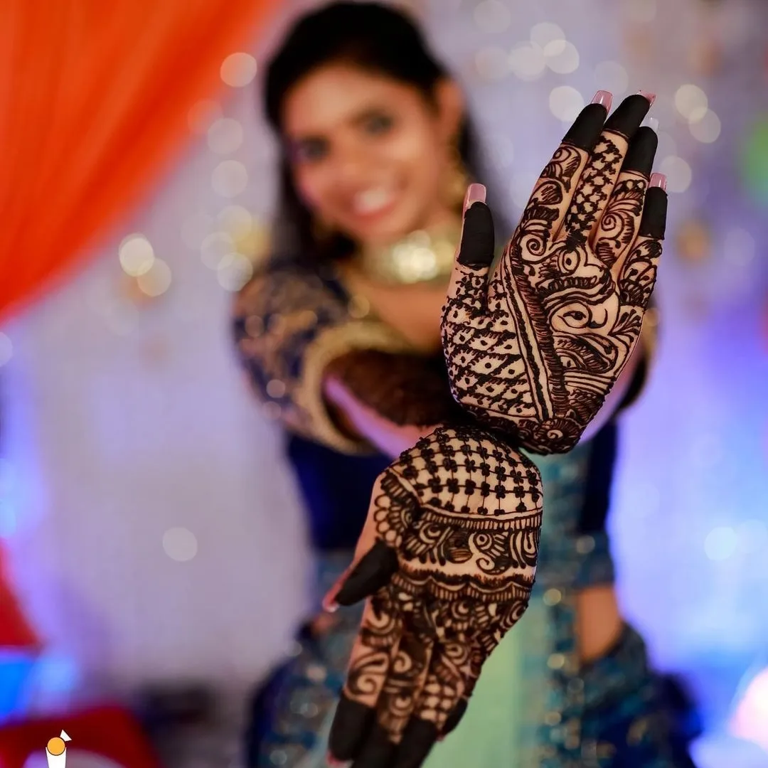 Mehendi bridal beauty